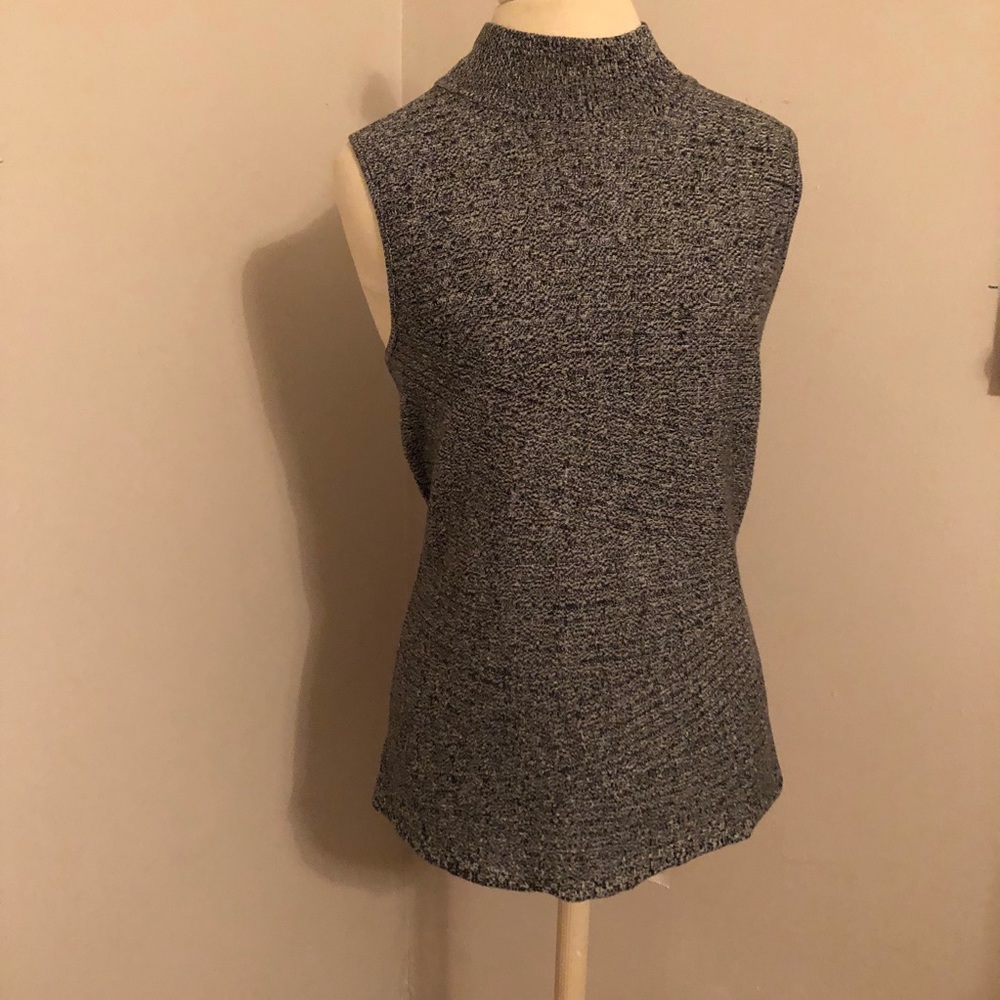 Dana Buchman Mock Neck Knit Tank